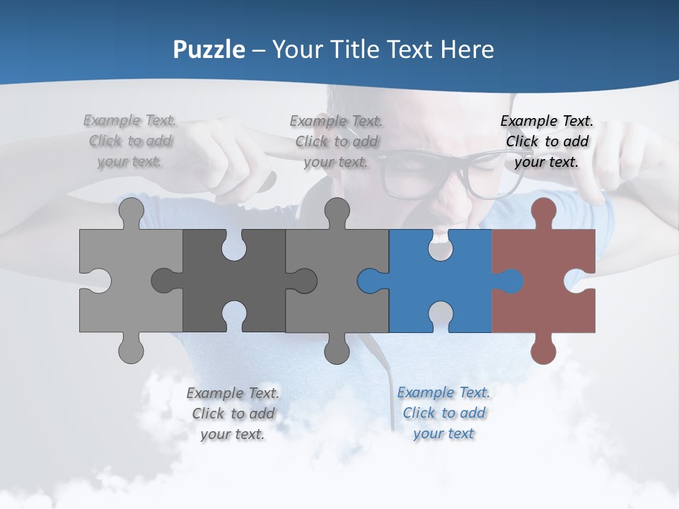 Expression Stress Face PowerPoint Template