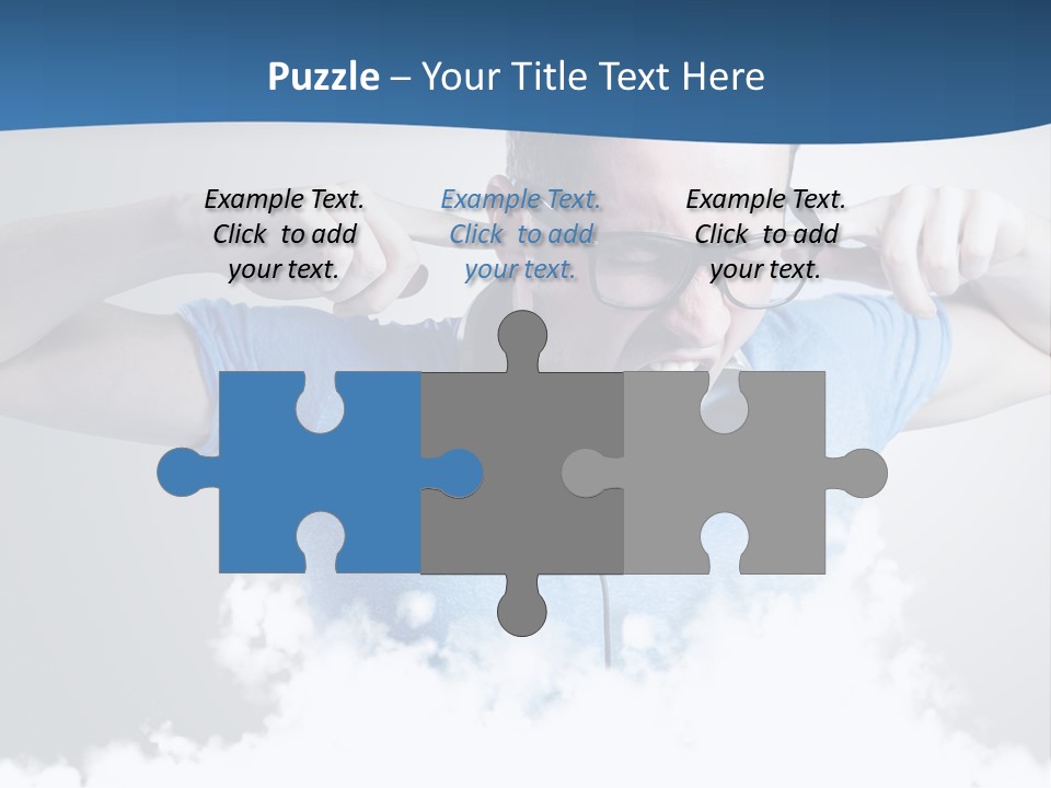 Expression Stress Face PowerPoint Template