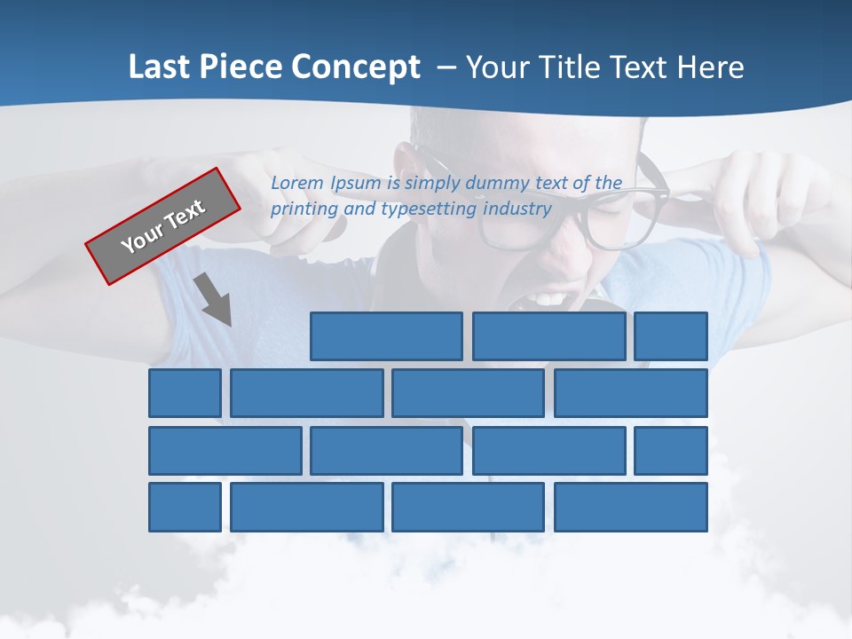 Expression Stress Face PowerPoint Template