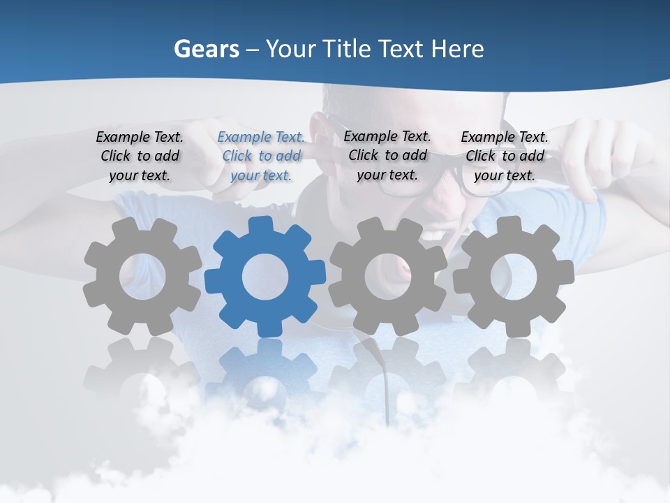 Expression Stress Face PowerPoint Template