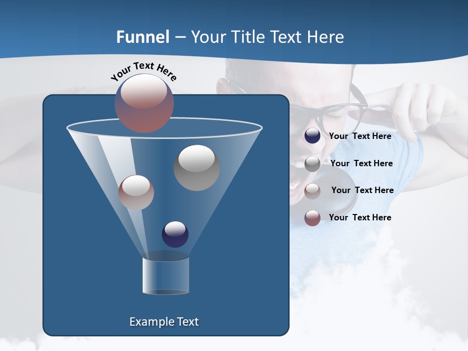 Expression Stress Face PowerPoint Template