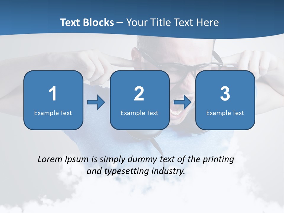 Expression Stress Face PowerPoint Template