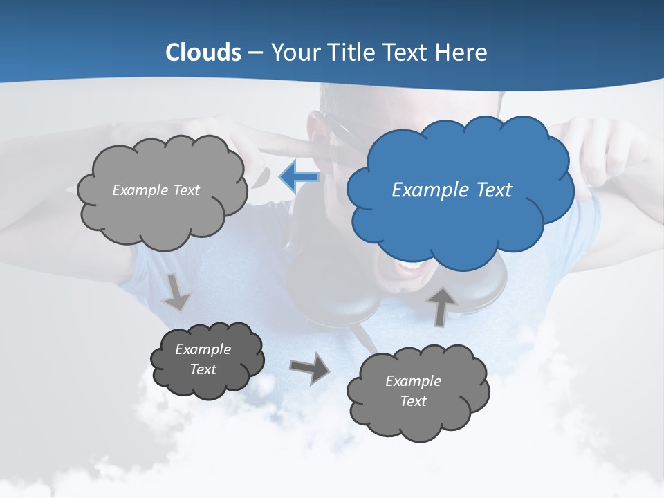 Expression Stress Face PowerPoint Template