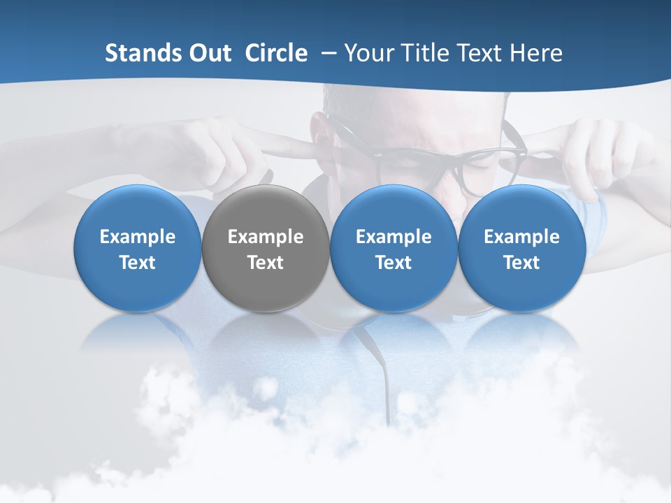 Expression Stress Face PowerPoint Template