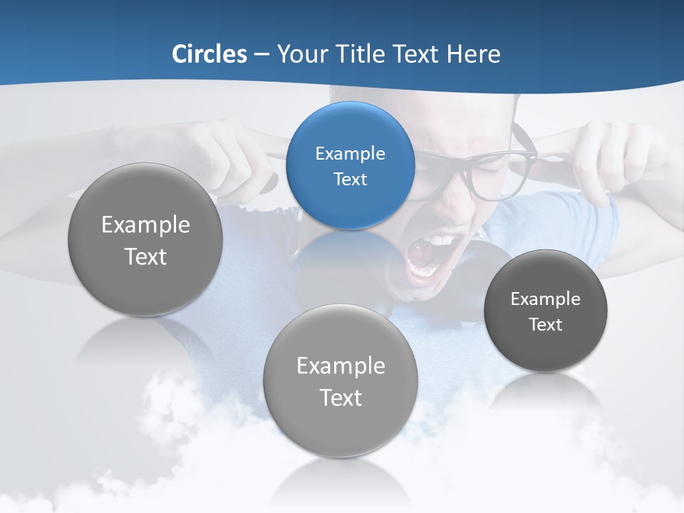 Expression Stress Face PowerPoint Template
