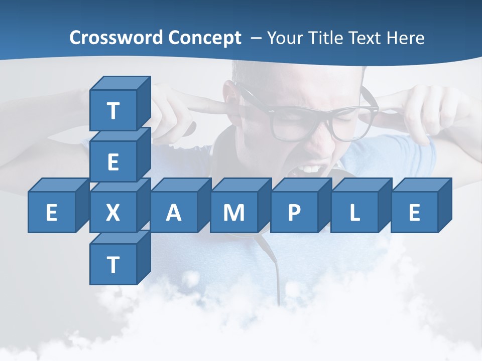 Expression Stress Face PowerPoint Template