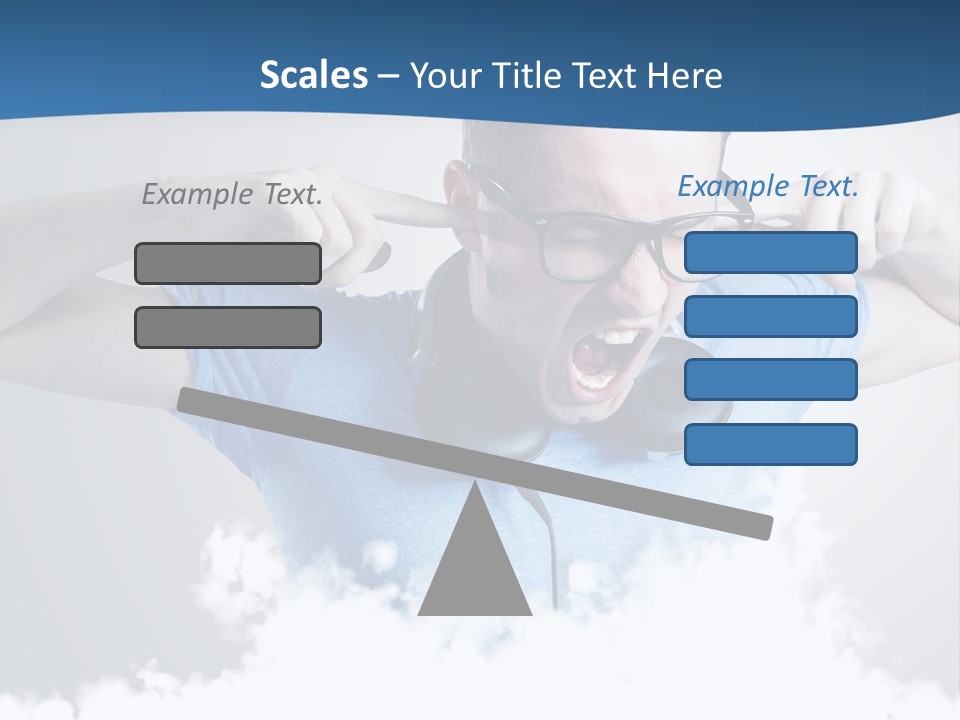 Expression Stress Face PowerPoint Template