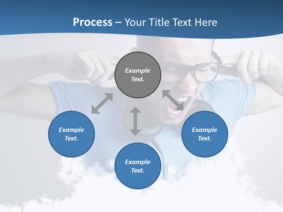 Expression Stress Face PowerPoint Template