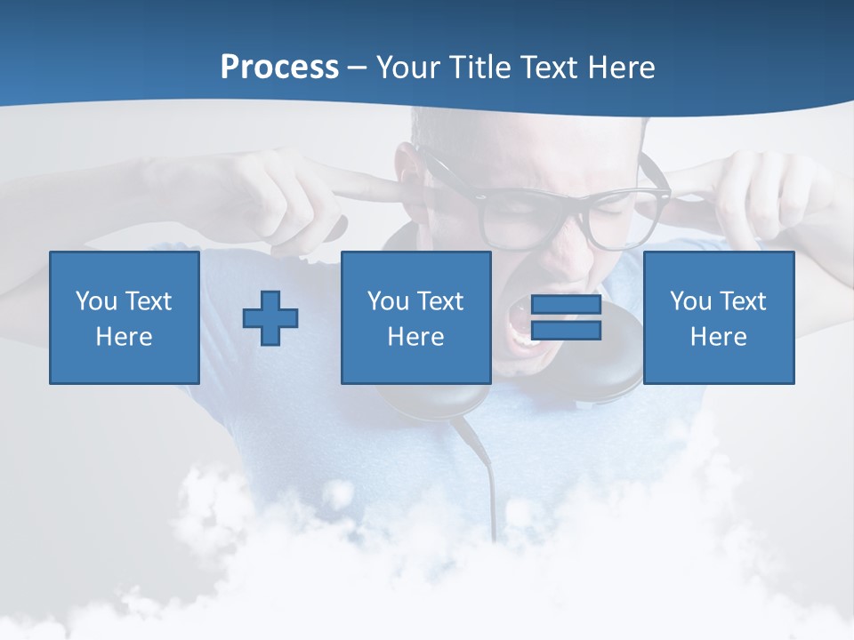 Expression Stress Face PowerPoint Template