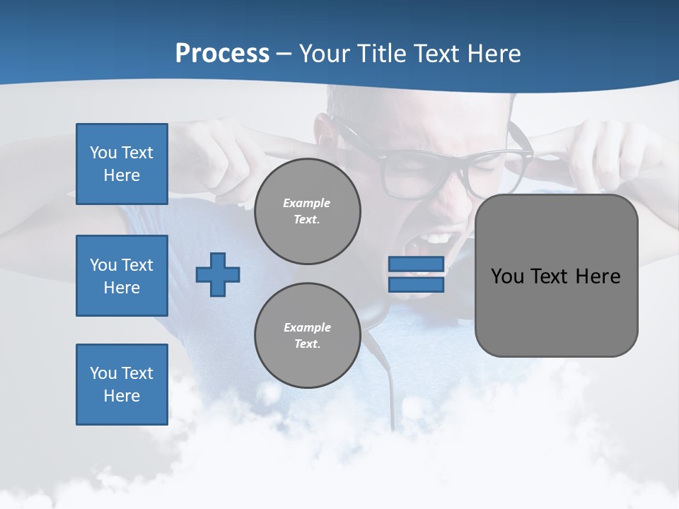 Expression Stress Face PowerPoint Template