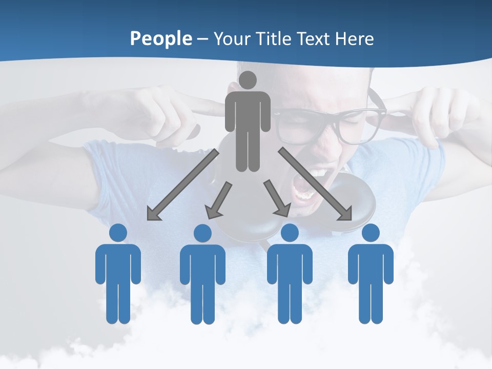 Expression Stress Face PowerPoint Template