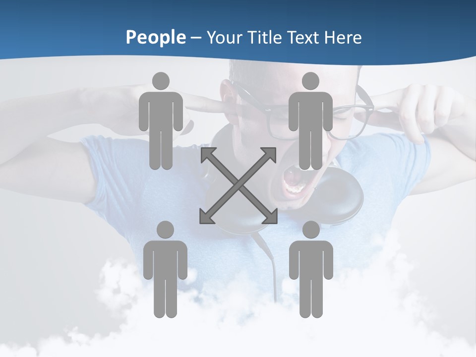 Expression Stress Face PowerPoint Template