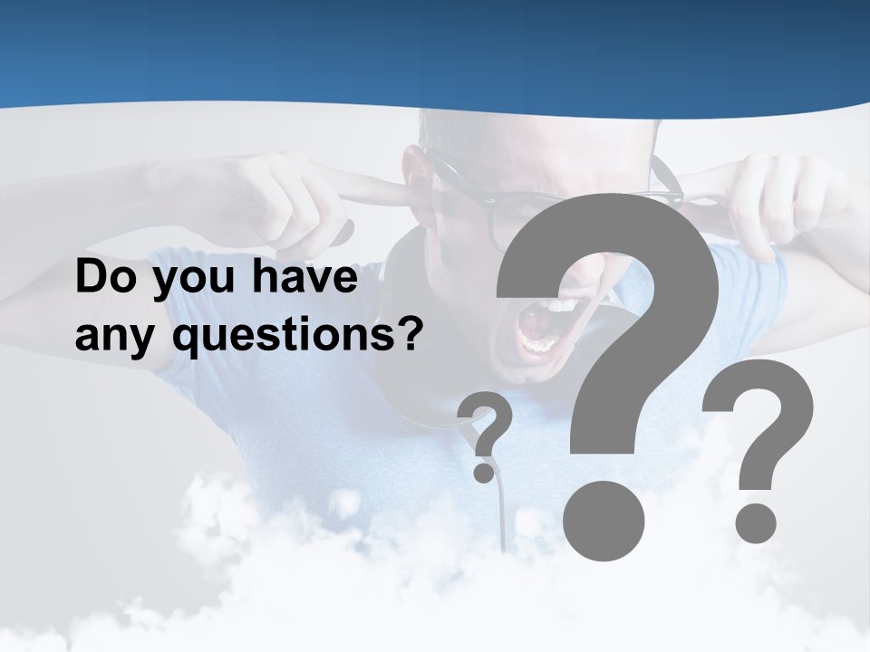 Expression Stress Face PowerPoint Template