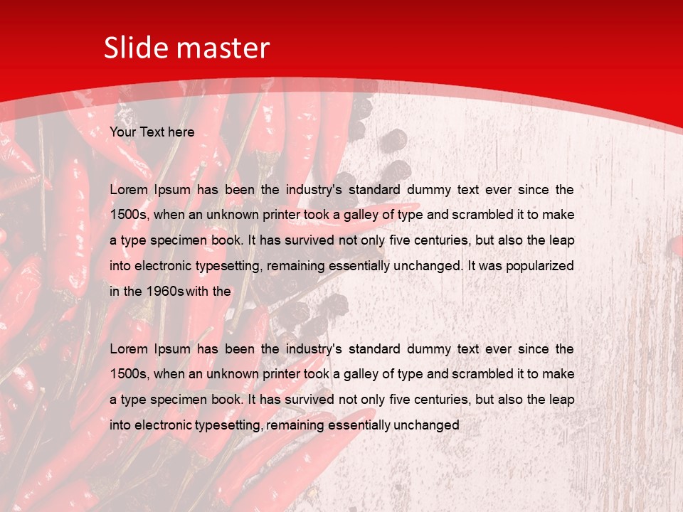 Full Edible Condiment PowerPoint Template