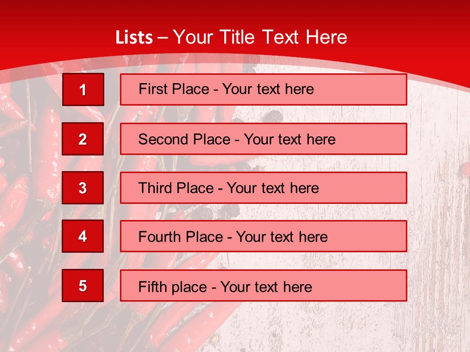 Full Edible Condiment PowerPoint Template