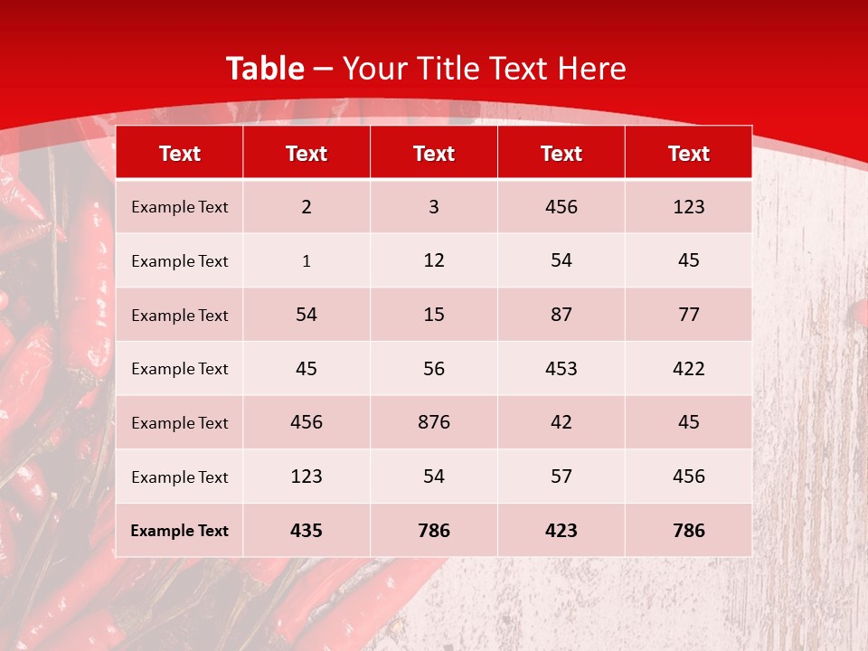 Full Edible Condiment PowerPoint Template