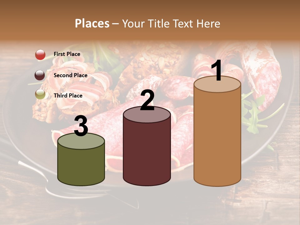 Set Sausage Tenderloin PowerPoint Template
