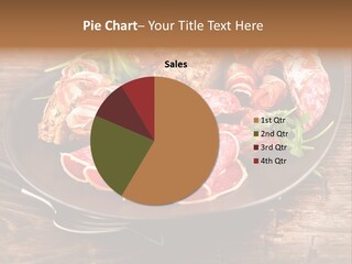 Set Sausage Tenderloin PowerPoint Template