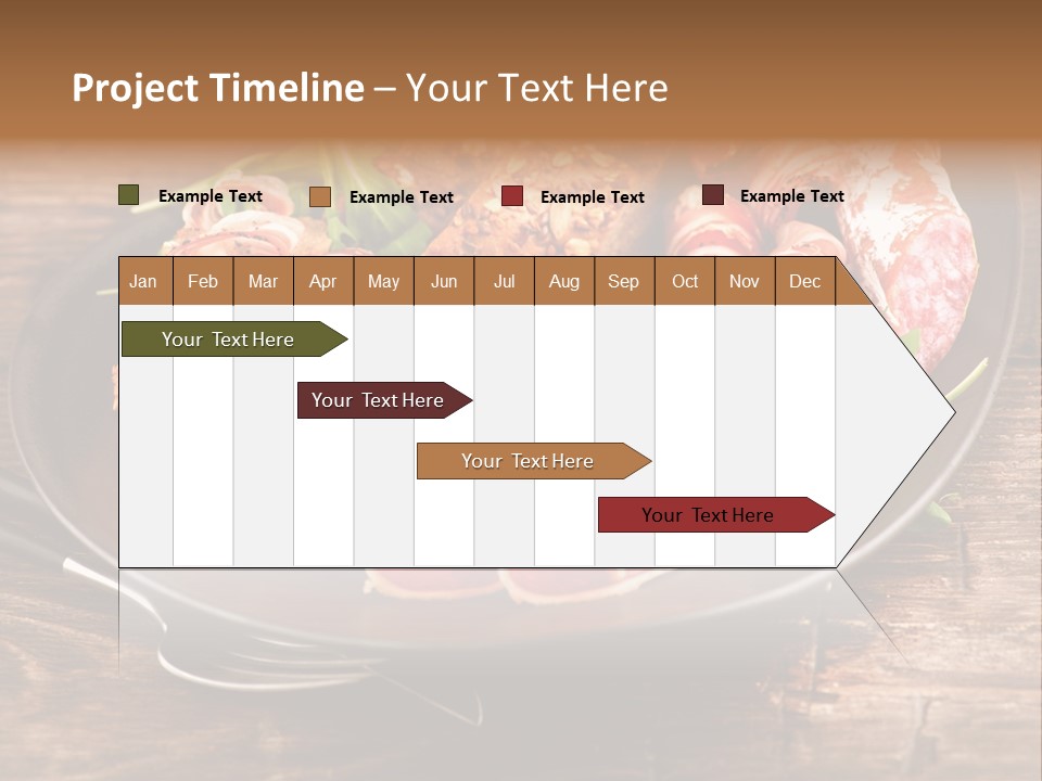 Set Sausage Tenderloin PowerPoint Template