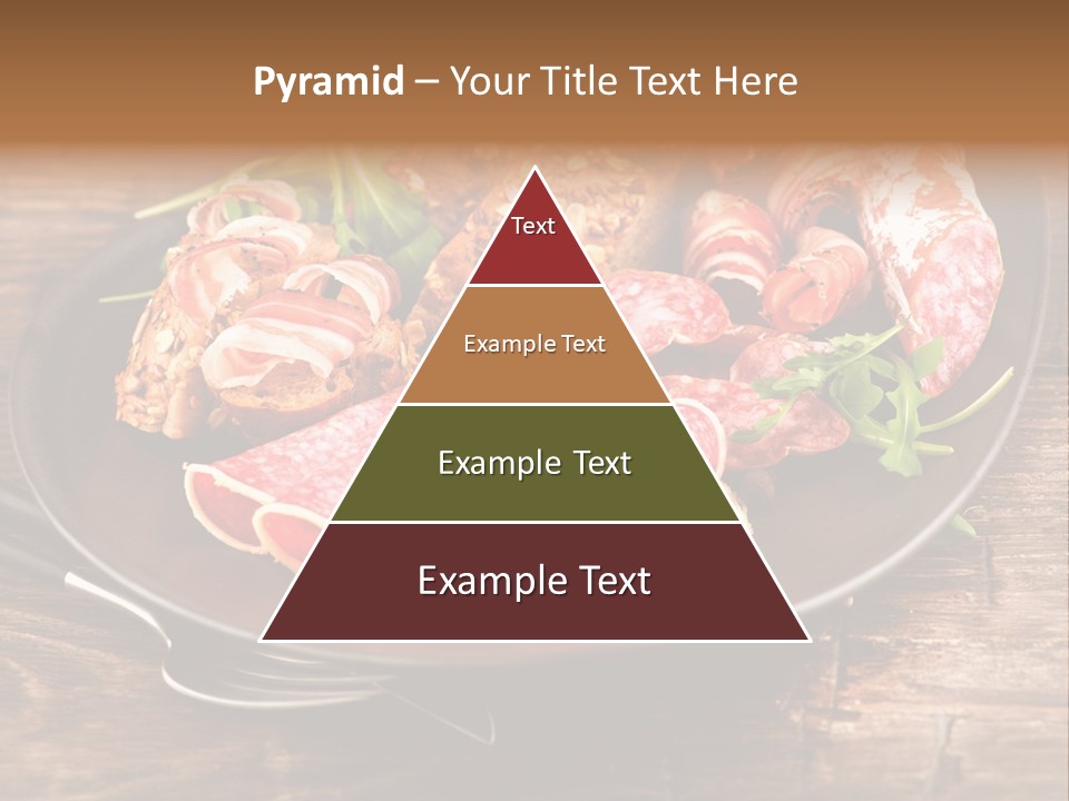 Set Sausage Tenderloin PowerPoint Template