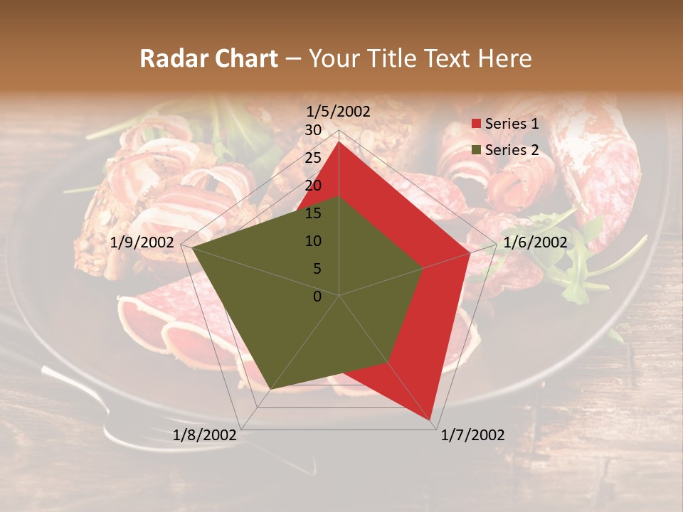 Set Sausage Tenderloin PowerPoint Template