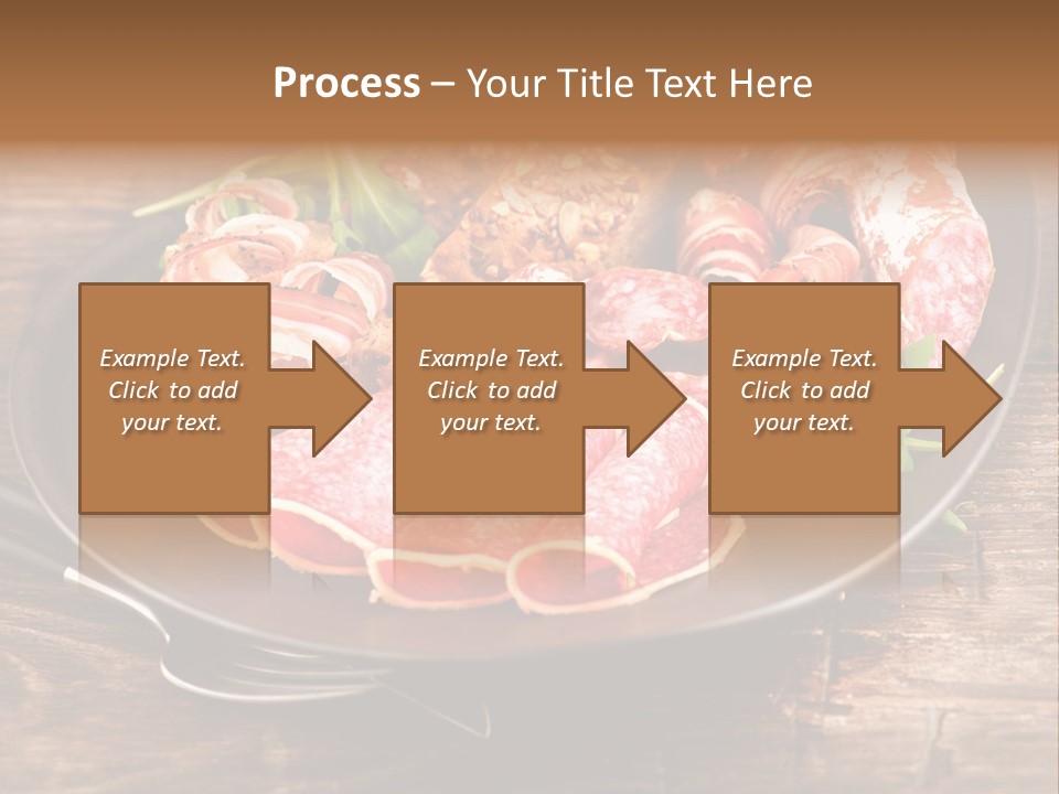 Set Sausage Tenderloin PowerPoint Template