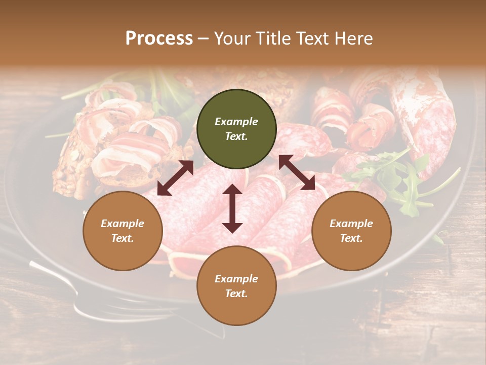Set Sausage Tenderloin PowerPoint Template