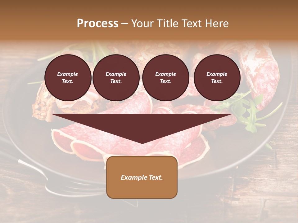 Set Sausage Tenderloin PowerPoint Template