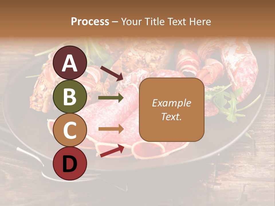 Set Sausage Tenderloin PowerPoint Template