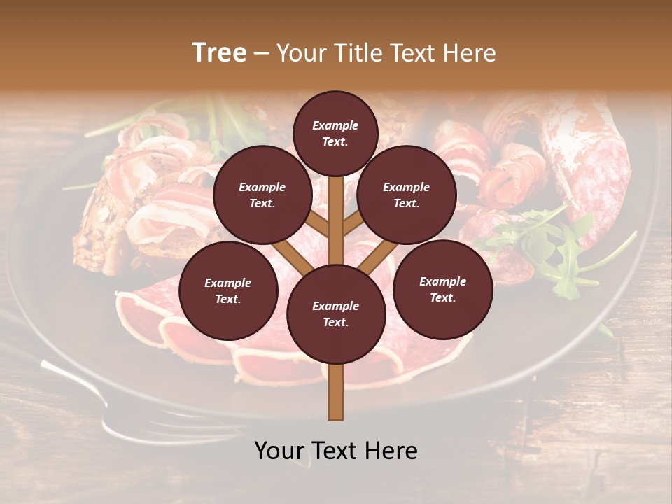 Set Sausage Tenderloin PowerPoint Template