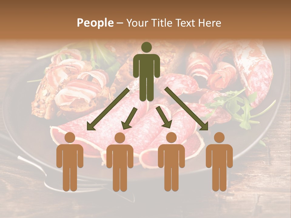 Set Sausage Tenderloin PowerPoint Template