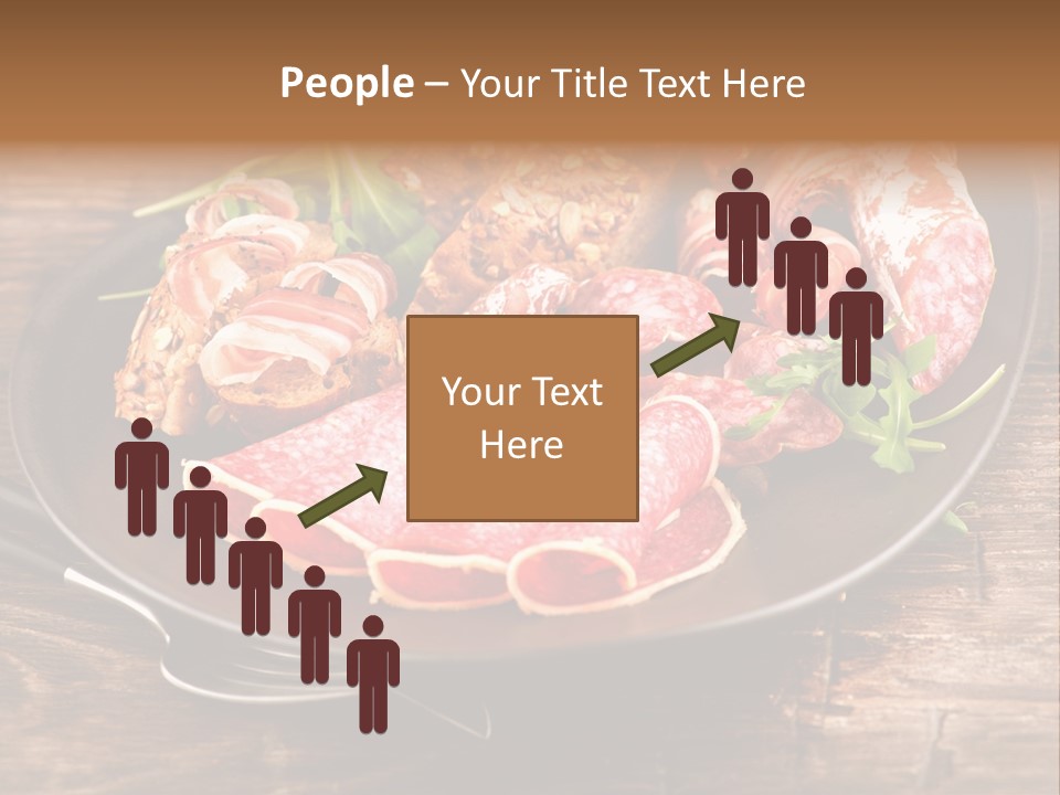 Set Sausage Tenderloin PowerPoint Template