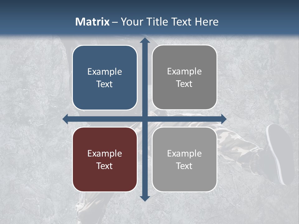 Modern Model Wall PowerPoint Template