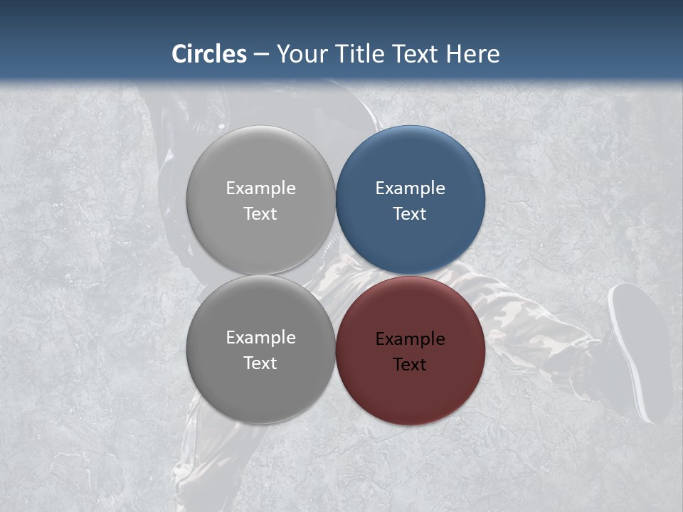 Modern Model Wall PowerPoint Template