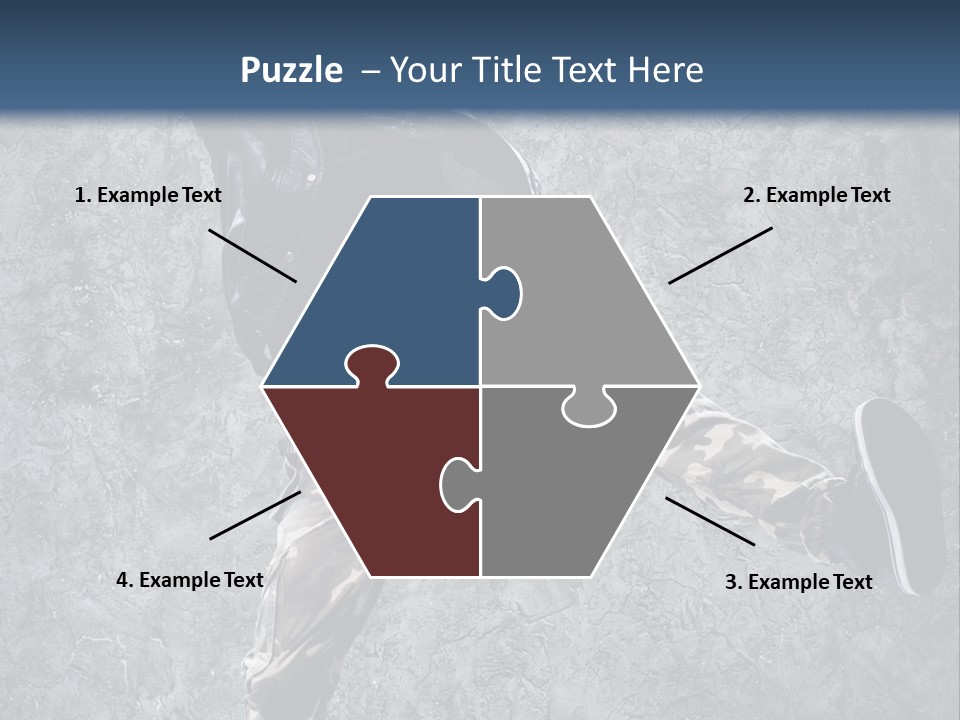 Modern Model Wall PowerPoint Template