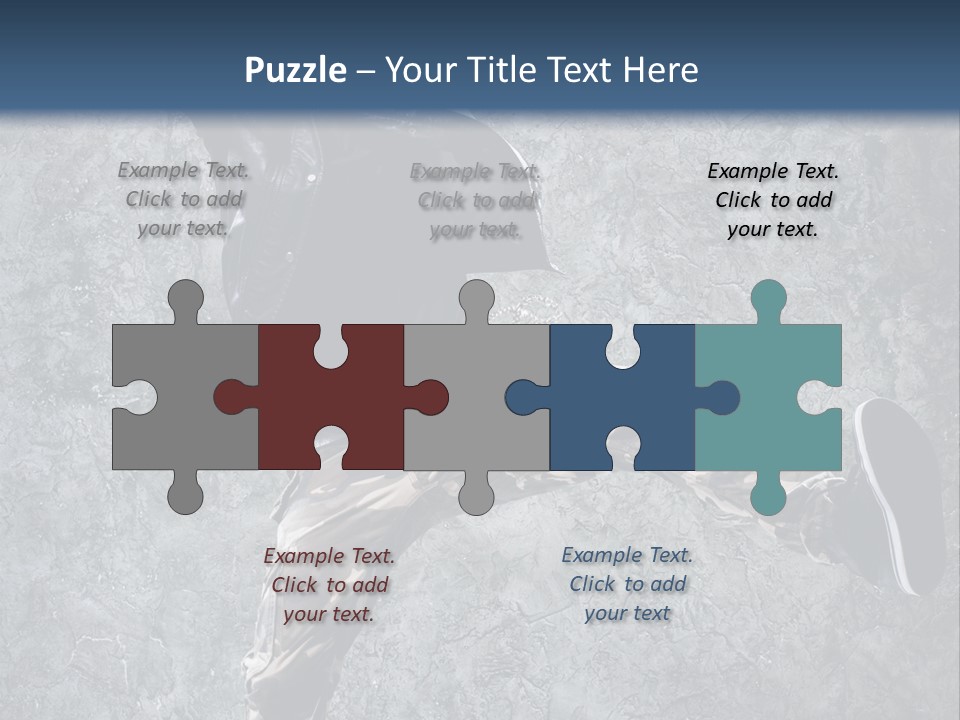 Modern Model Wall PowerPoint Template