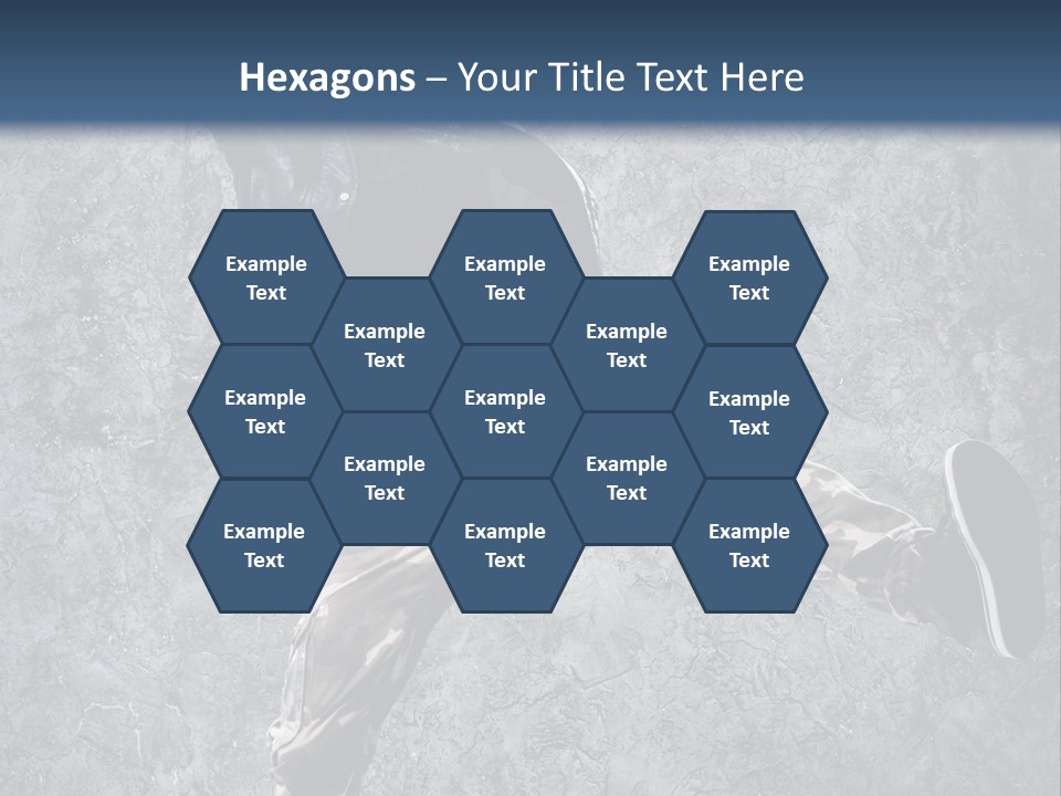 Modern Model Wall PowerPoint Template