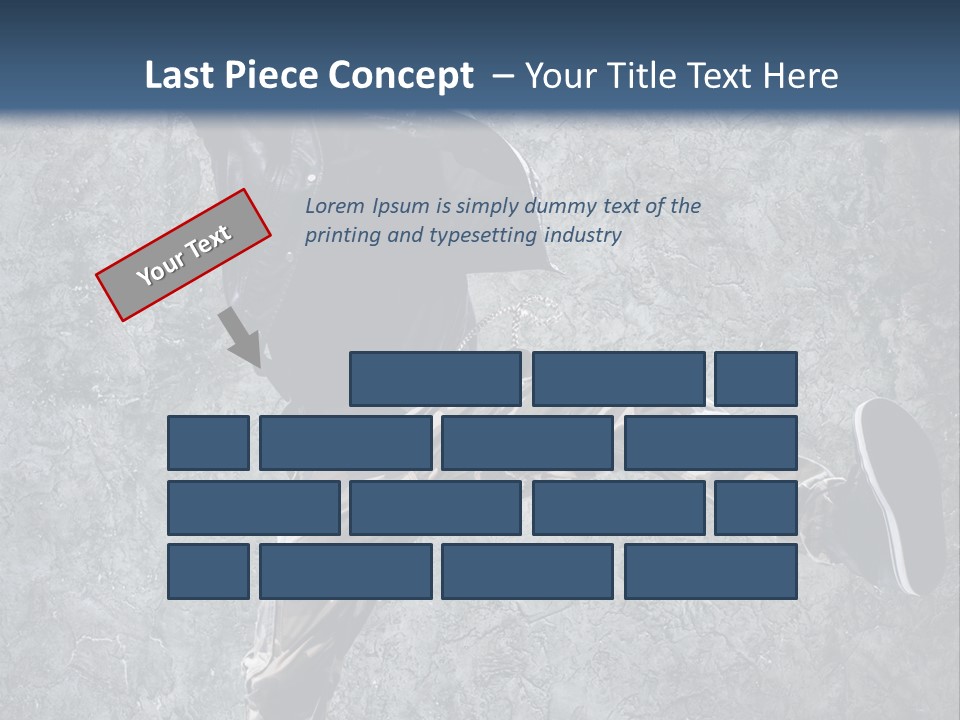 Modern Model Wall PowerPoint Template