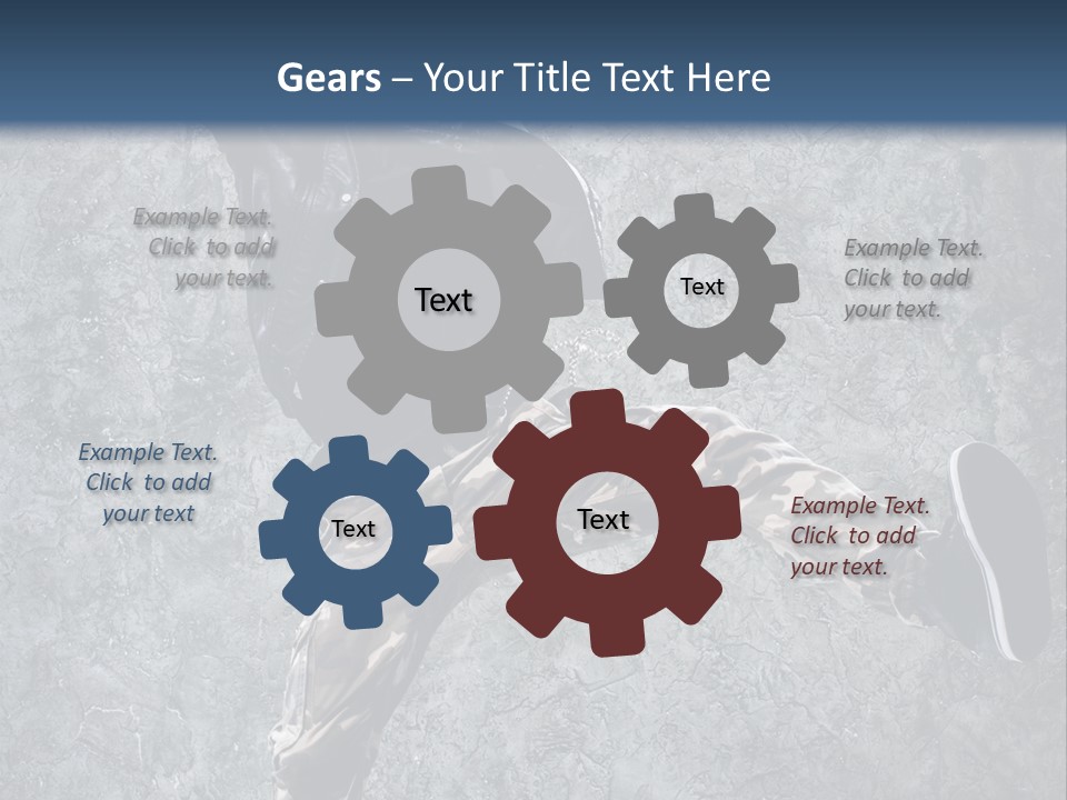 Modern Model Wall PowerPoint Template