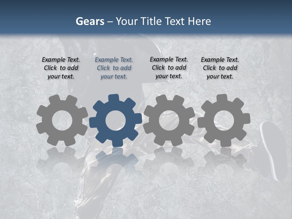 Modern Model Wall PowerPoint Template