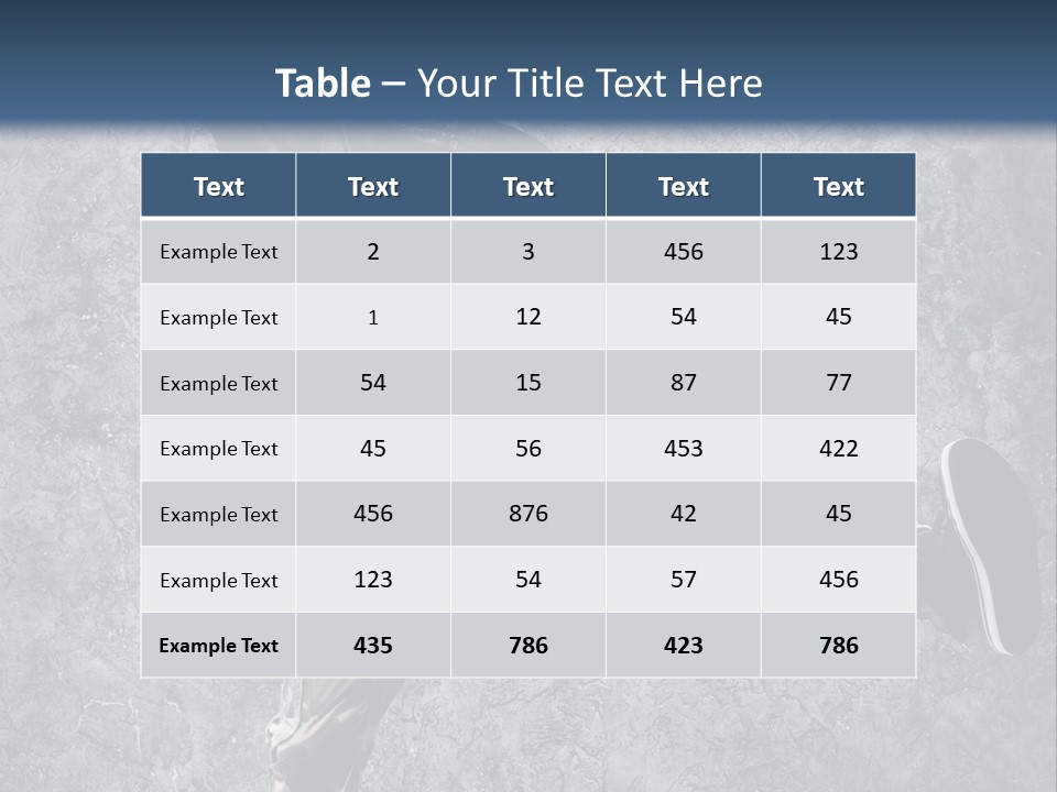 Modern Model Wall PowerPoint Template