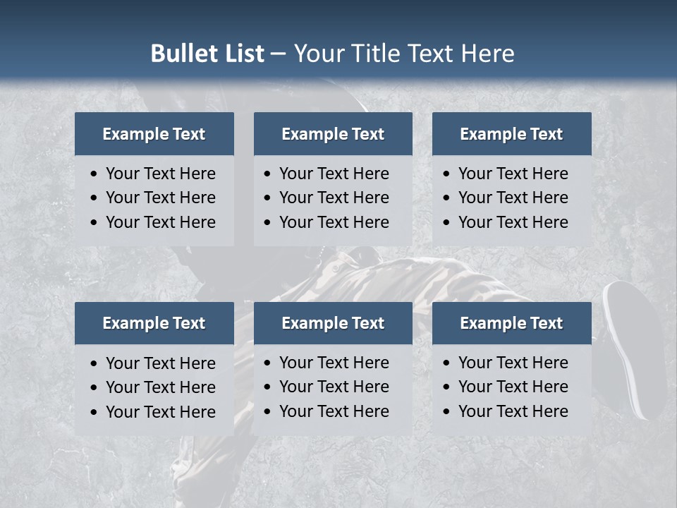 Modern Model Wall PowerPoint Template