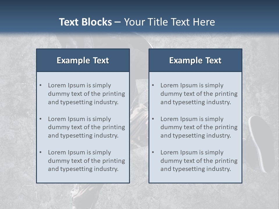 Modern Model Wall PowerPoint Template
