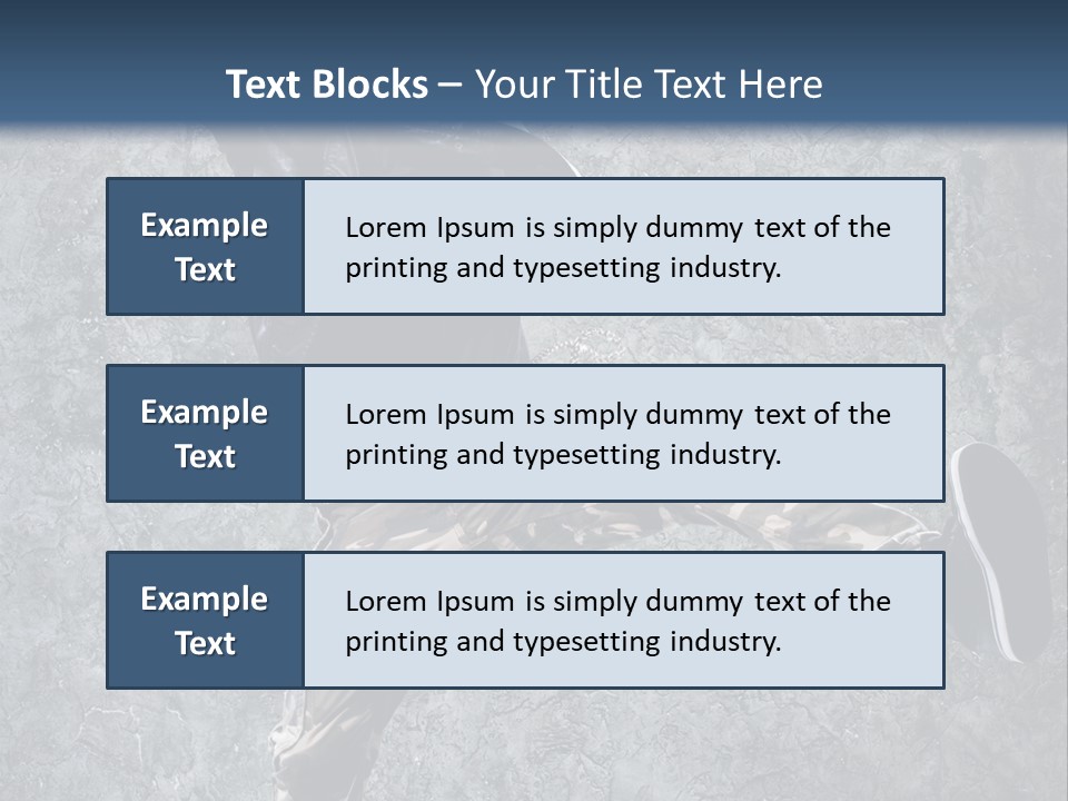 Modern Model Wall PowerPoint Template