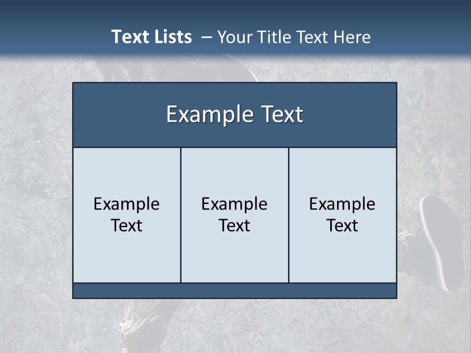 Modern Model Wall PowerPoint Template
