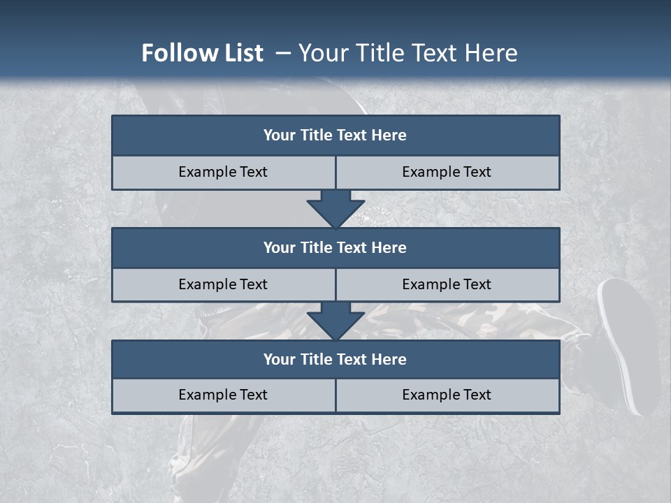 Modern Model Wall PowerPoint Template