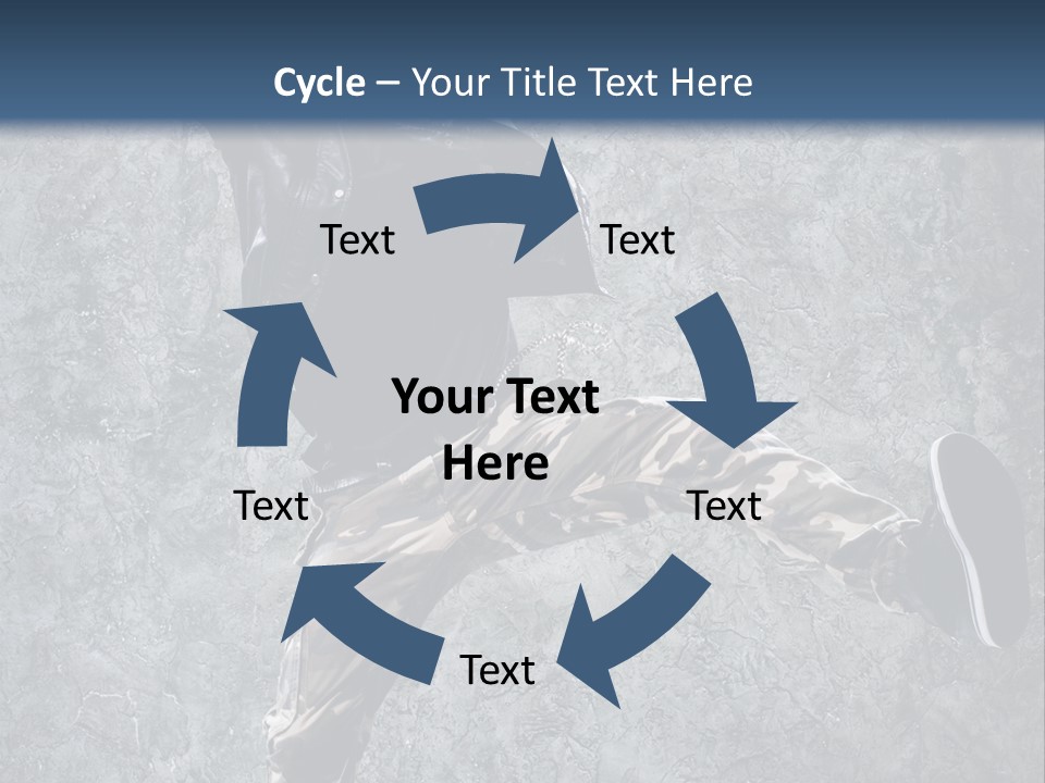 Modern Model Wall PowerPoint Template