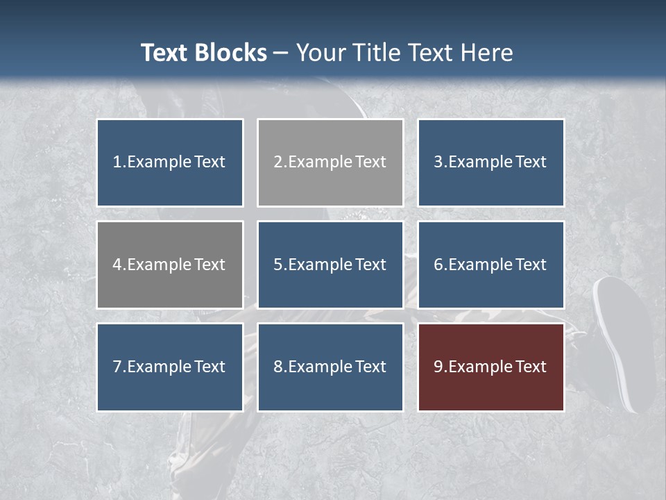 Modern Model Wall PowerPoint Template