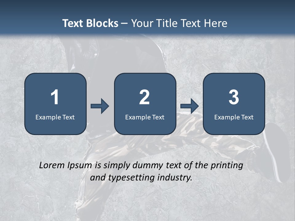 Modern Model Wall PowerPoint Template