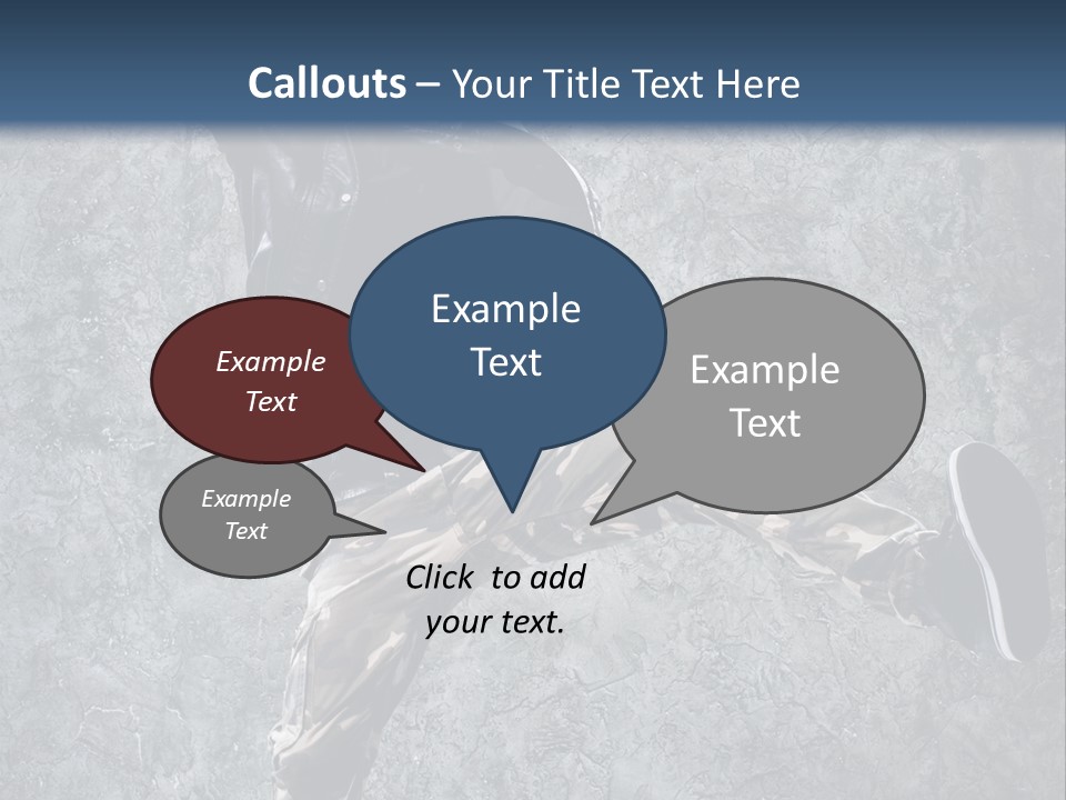 Modern Model Wall PowerPoint Template